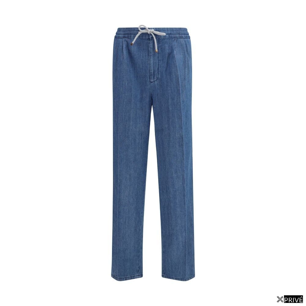 Jeans bleu en Coton — 1