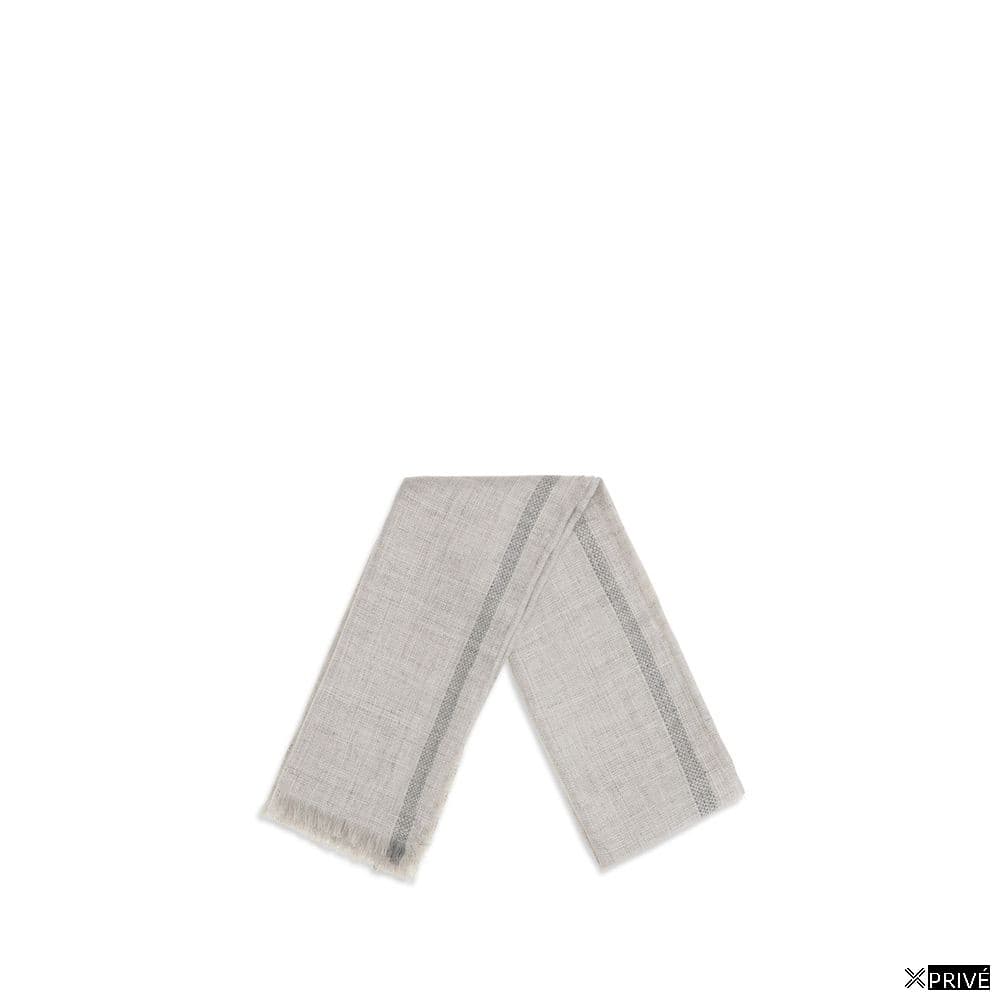 Écharpe grise en Lin — 2