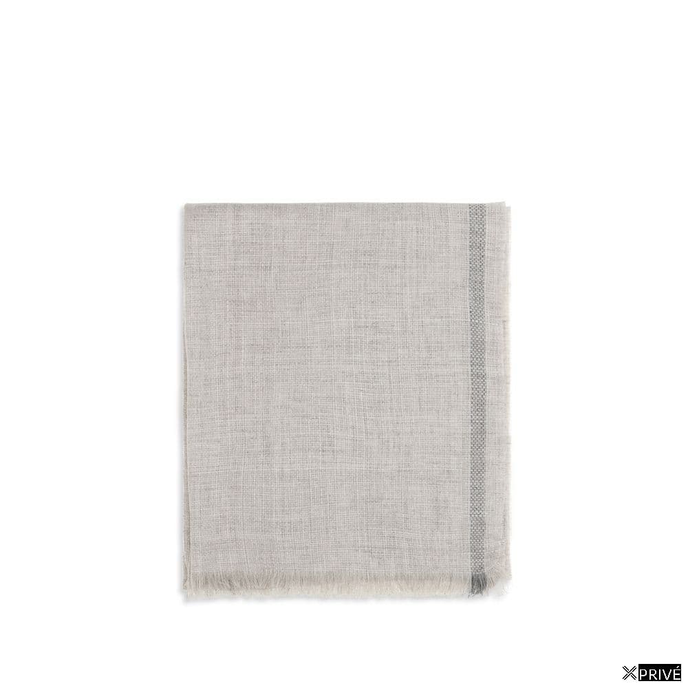 Écharpe grise en Lin — 1