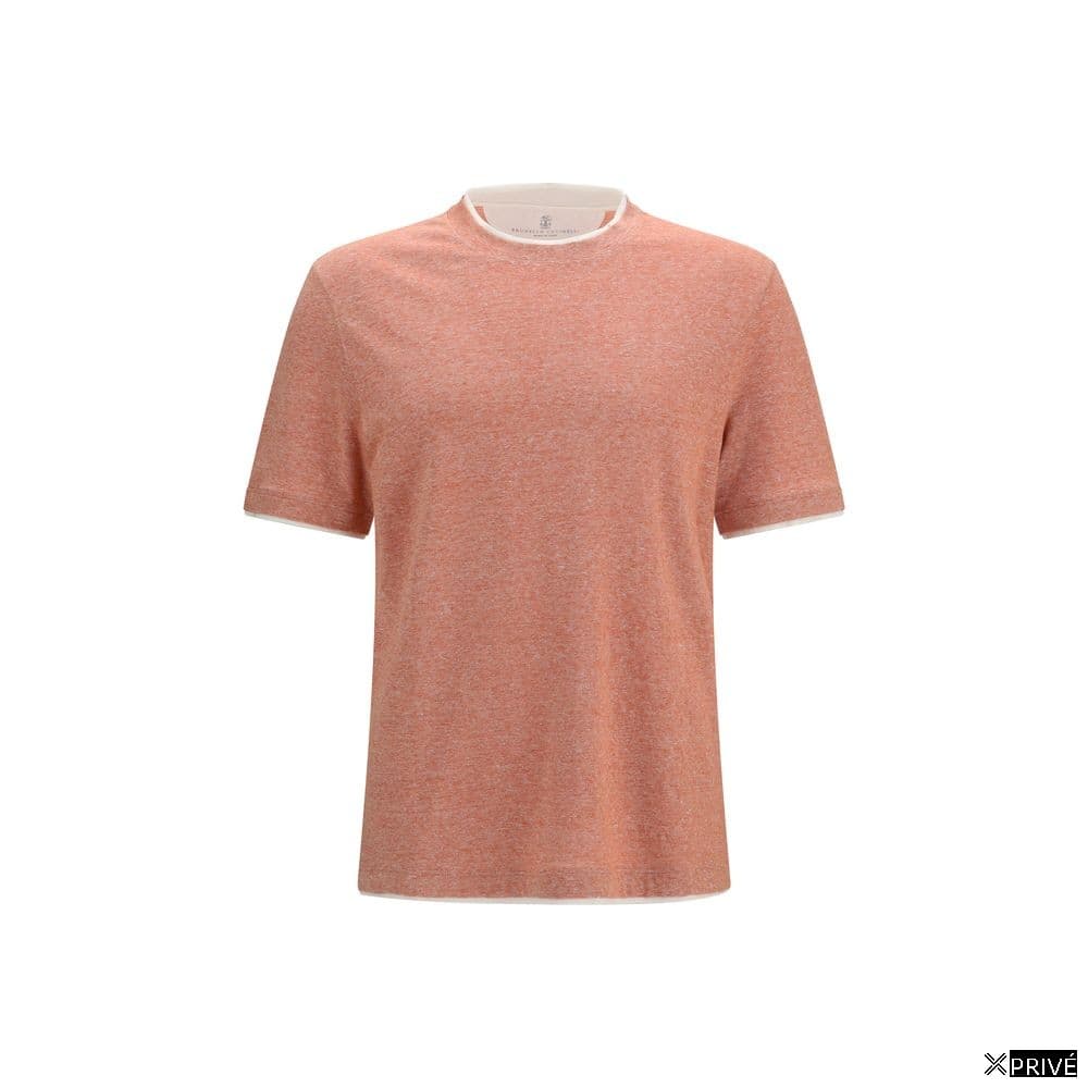 T-shirt orange en Coton — 1
