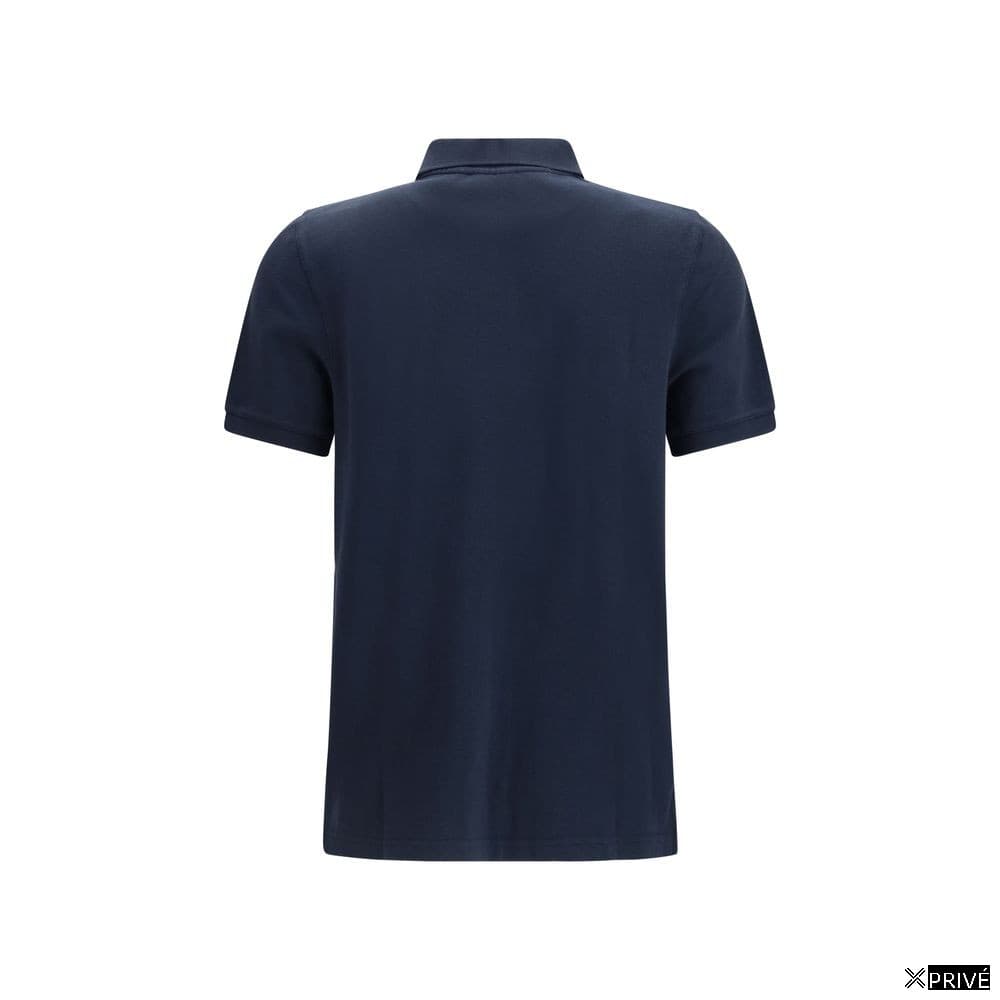 Polo bleu en Coton — 2