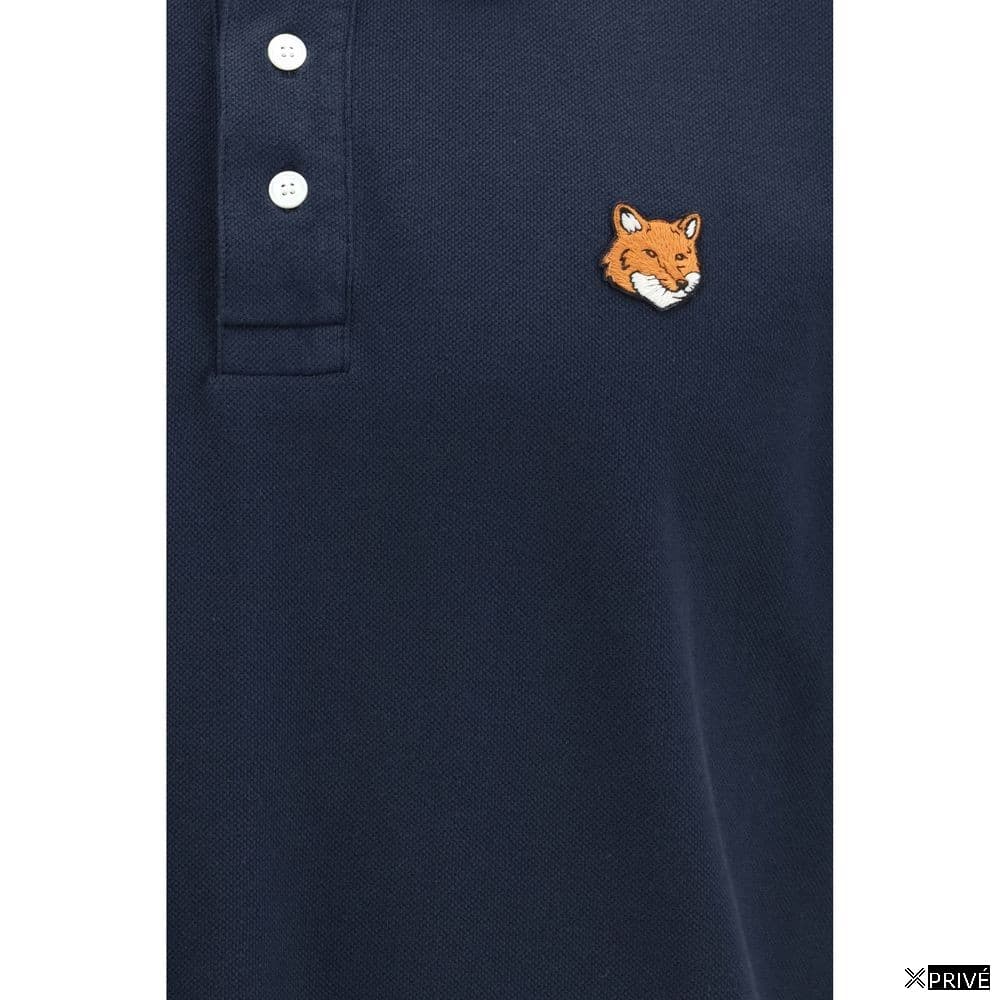 Polo bleu en Coton — 3