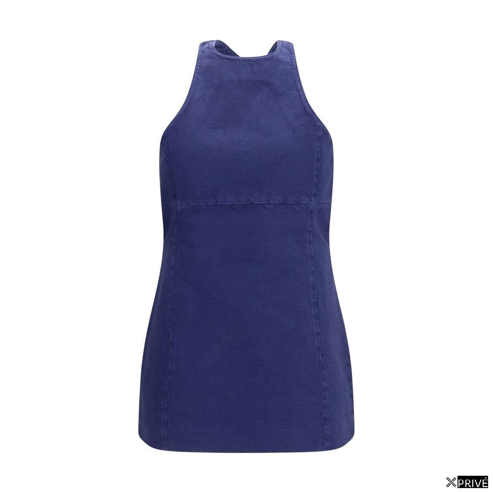 Robe bleue en Coton — 1
