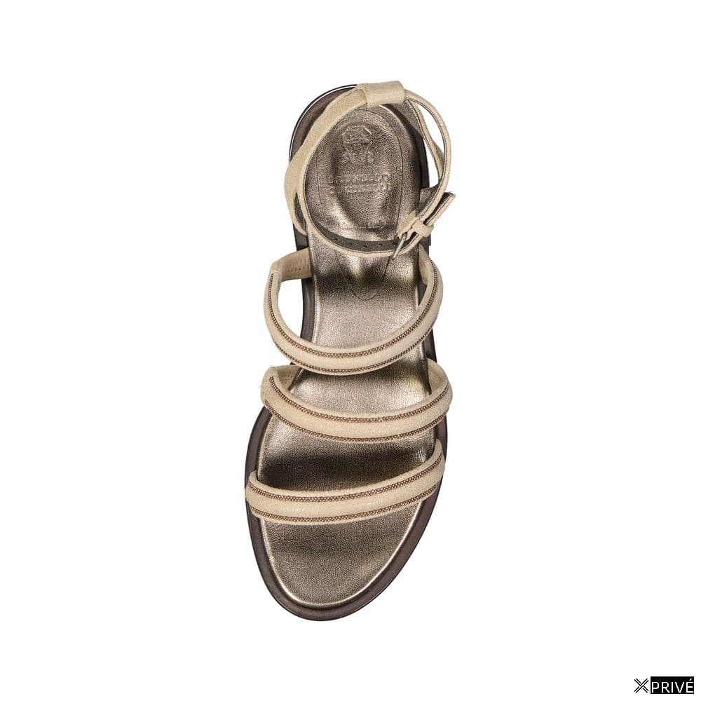 Sandales beiges en Veau — 4