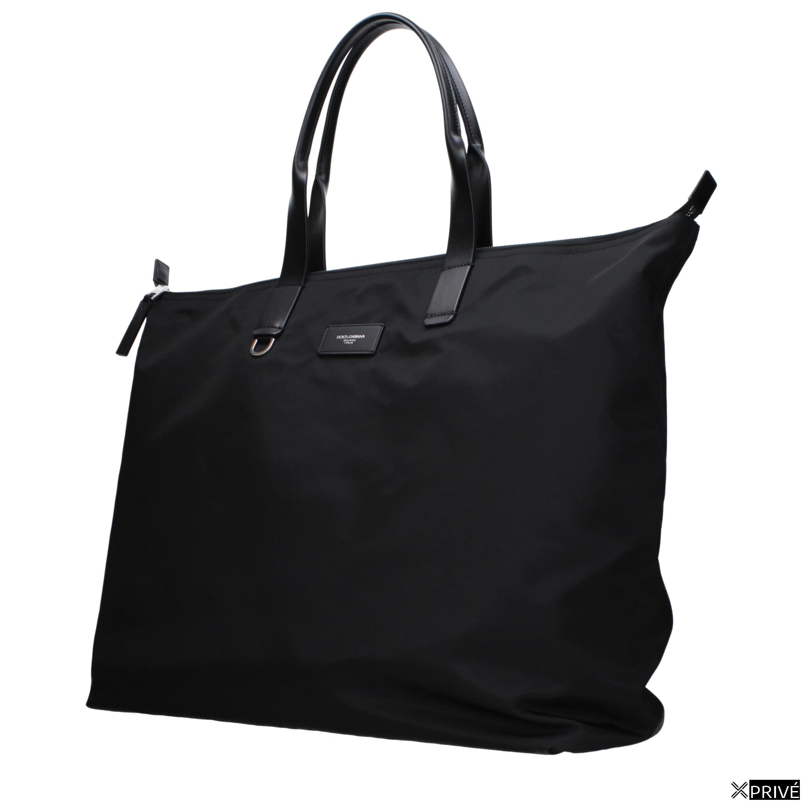 Sac bandoulière noir en Nylon — 2
