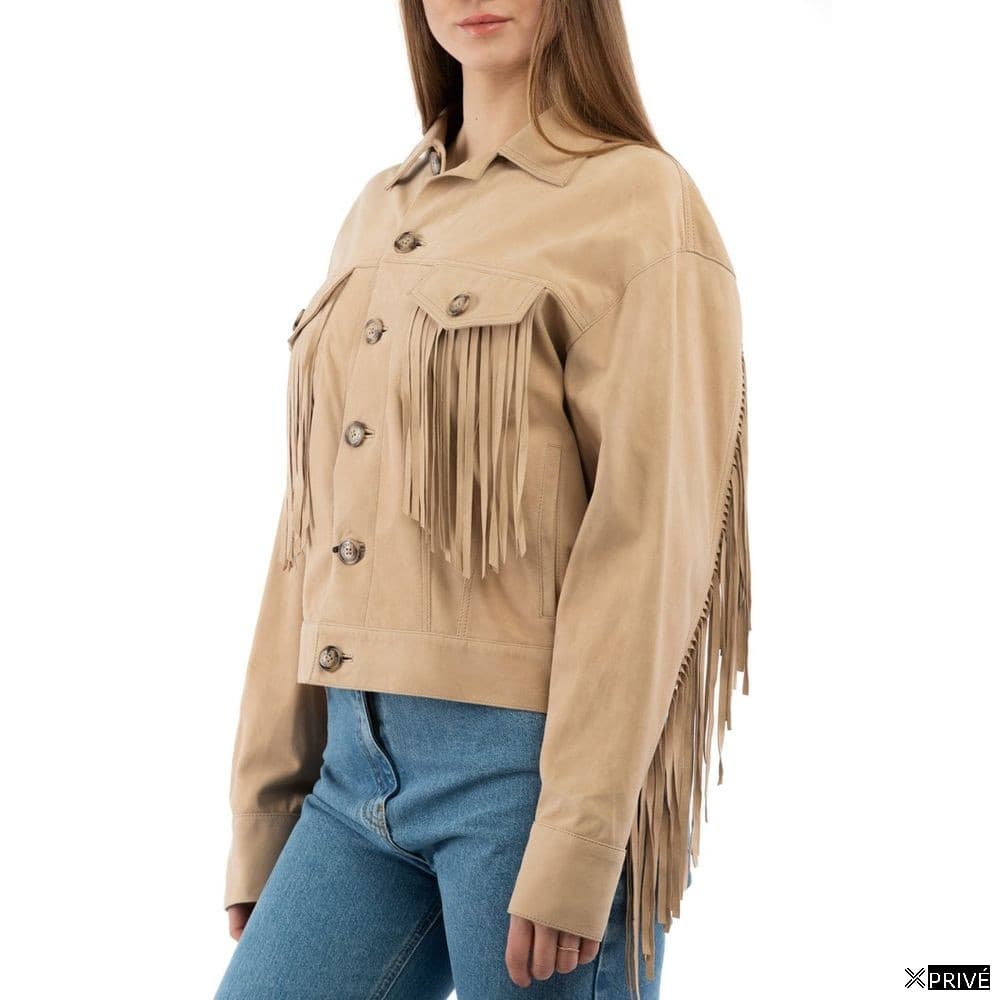 Veste beige en Coton — 2