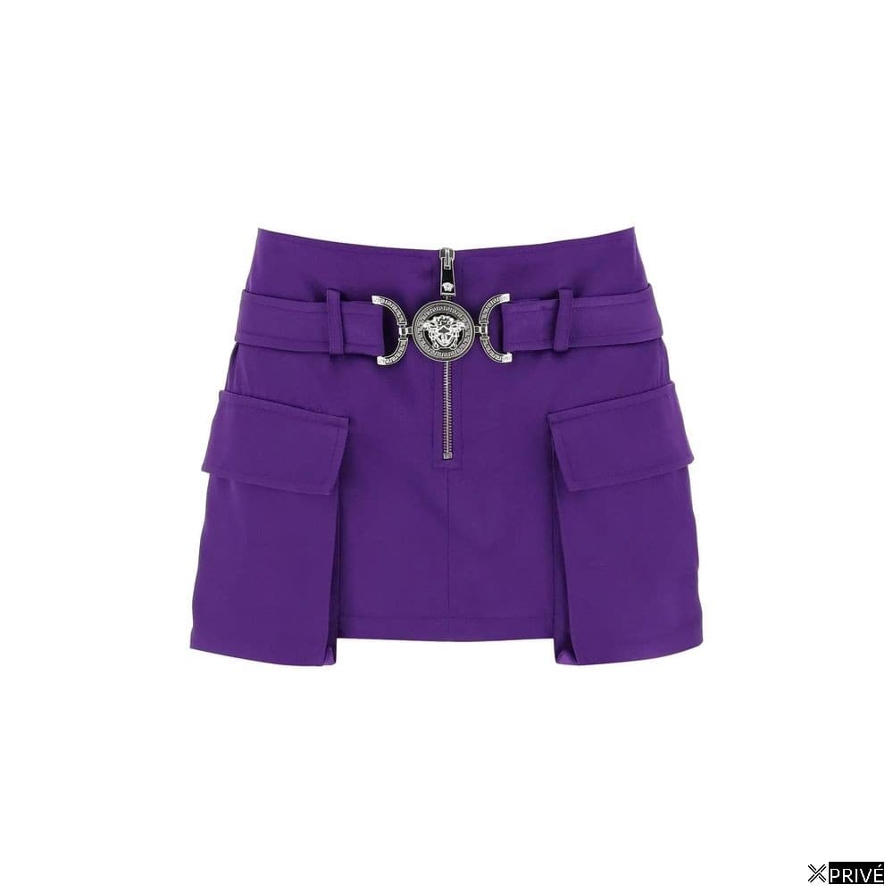 Jupe violette en Viscose — 1