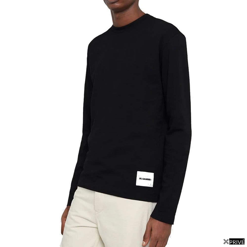 T-shirt noir en Coton — 2