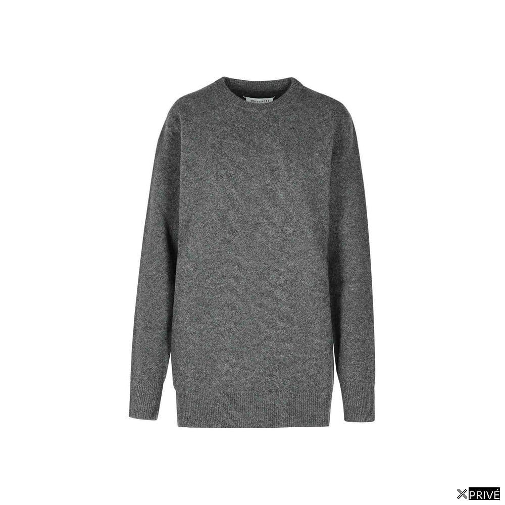 Pull gris en Laine — 1
