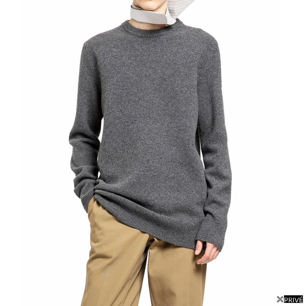 Pull gris en Laine — 2
