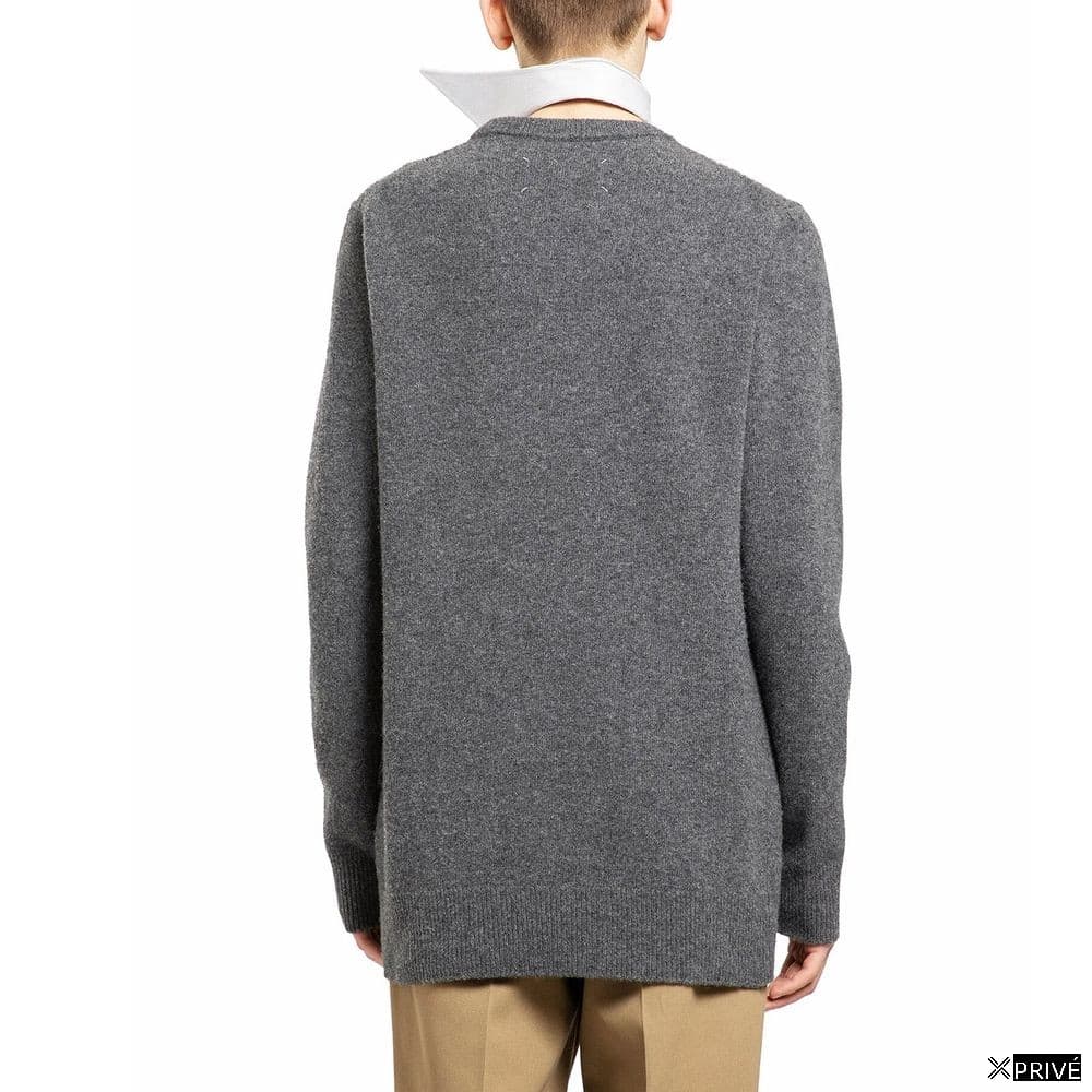 Pull gris en Laine — 3