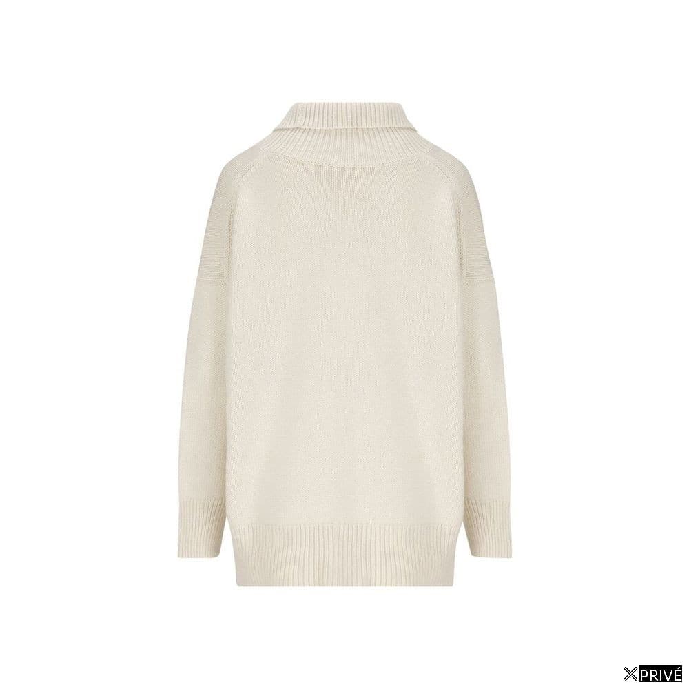 Pull blanc en Cachemire — 3
