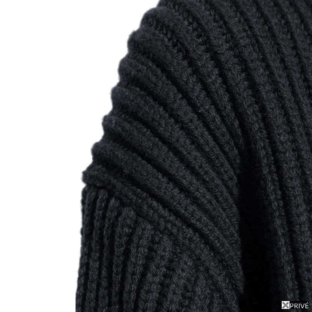 Pull noir en Laine — 3