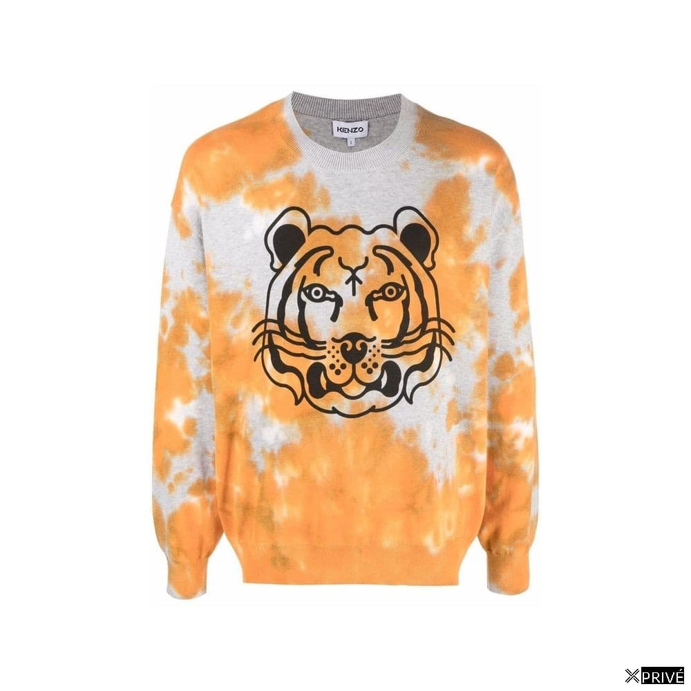 Pull orange en Coton — 1