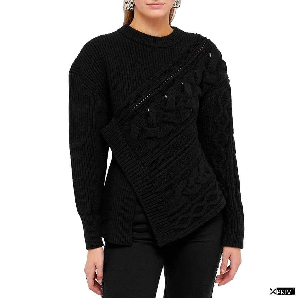 Pull noir en Laine — 2
