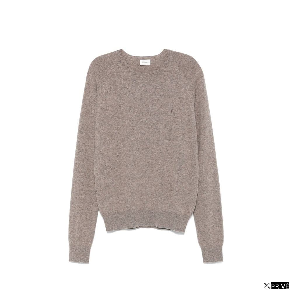 Pull brun en Cachemire — 1