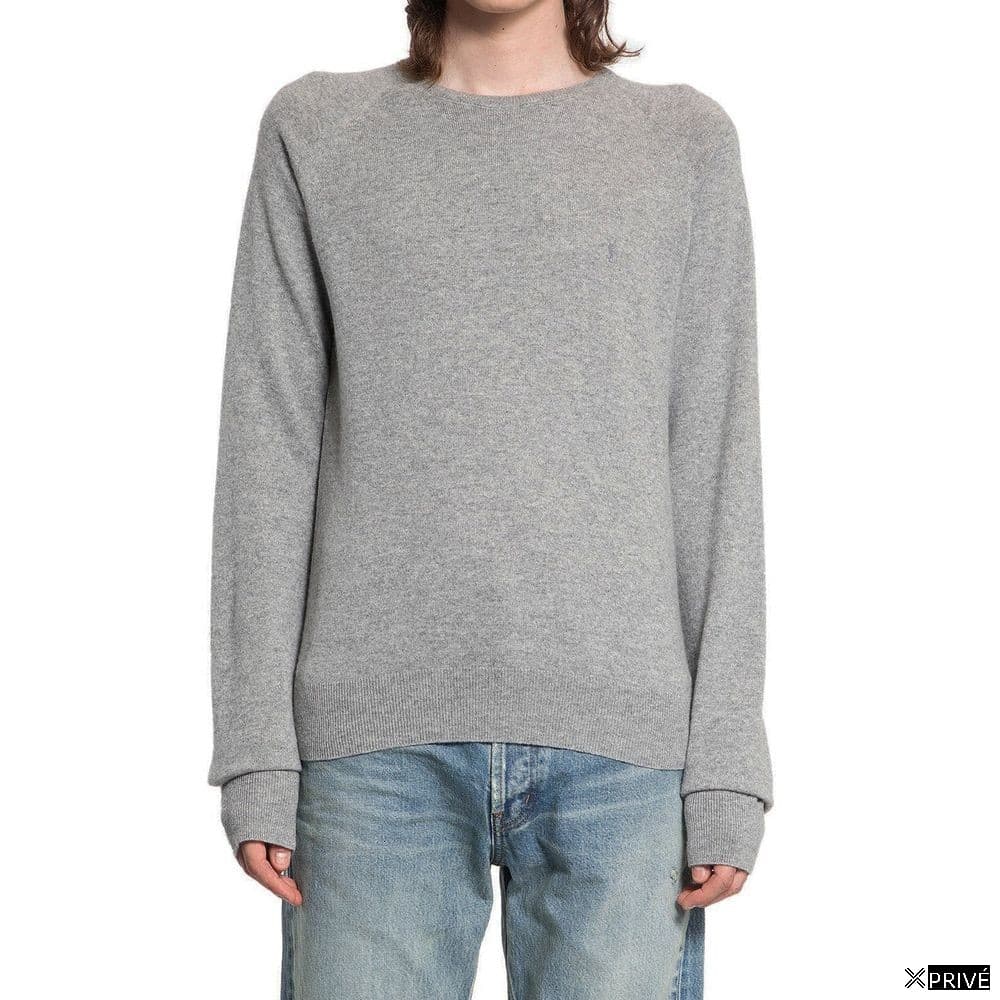 Pull gris en Cachemire — 2