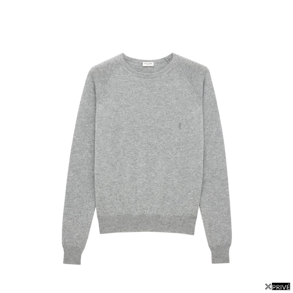 Pull gris en Cachemire — 1