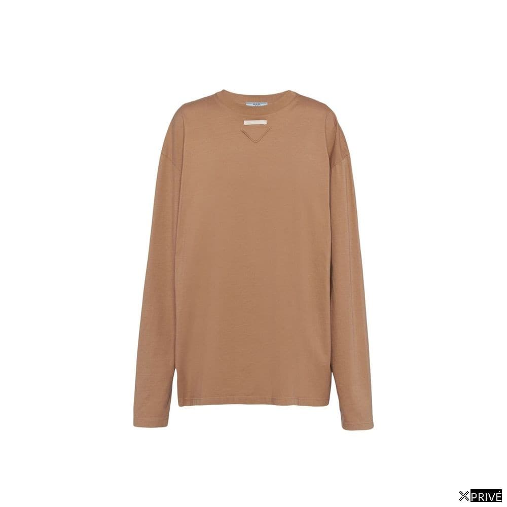 Top brun en Coton — 1