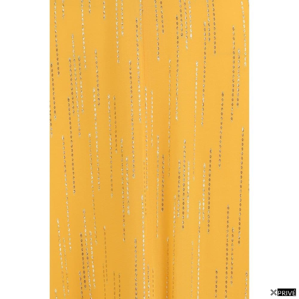 Robe orange en Viscose — 3