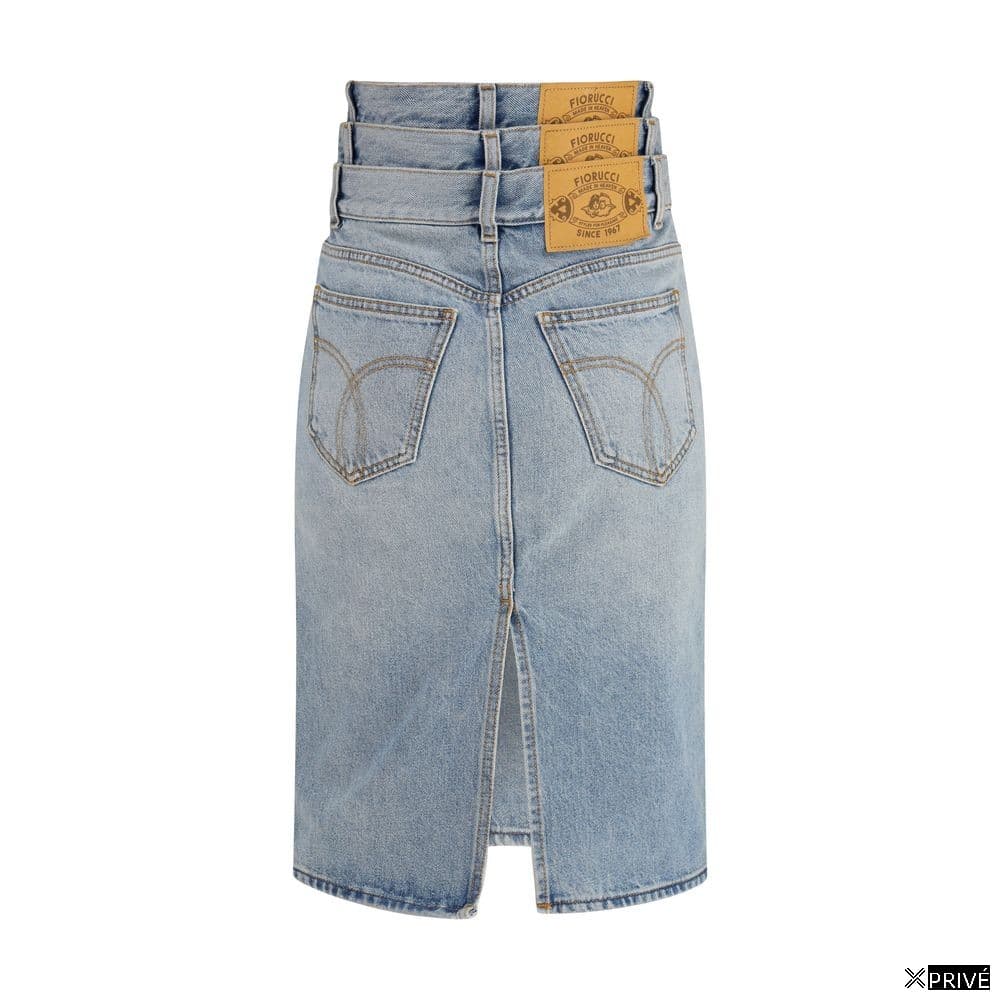 Jupe bleue en Coton — 2