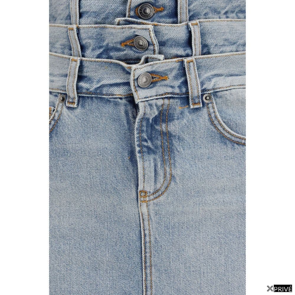 Jupe bleue en Coton — 3