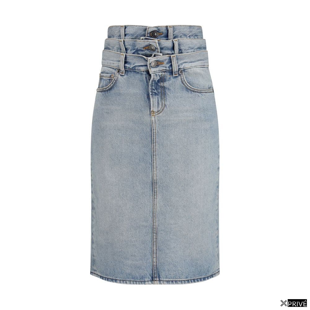 Jupe bleue en Coton — 1