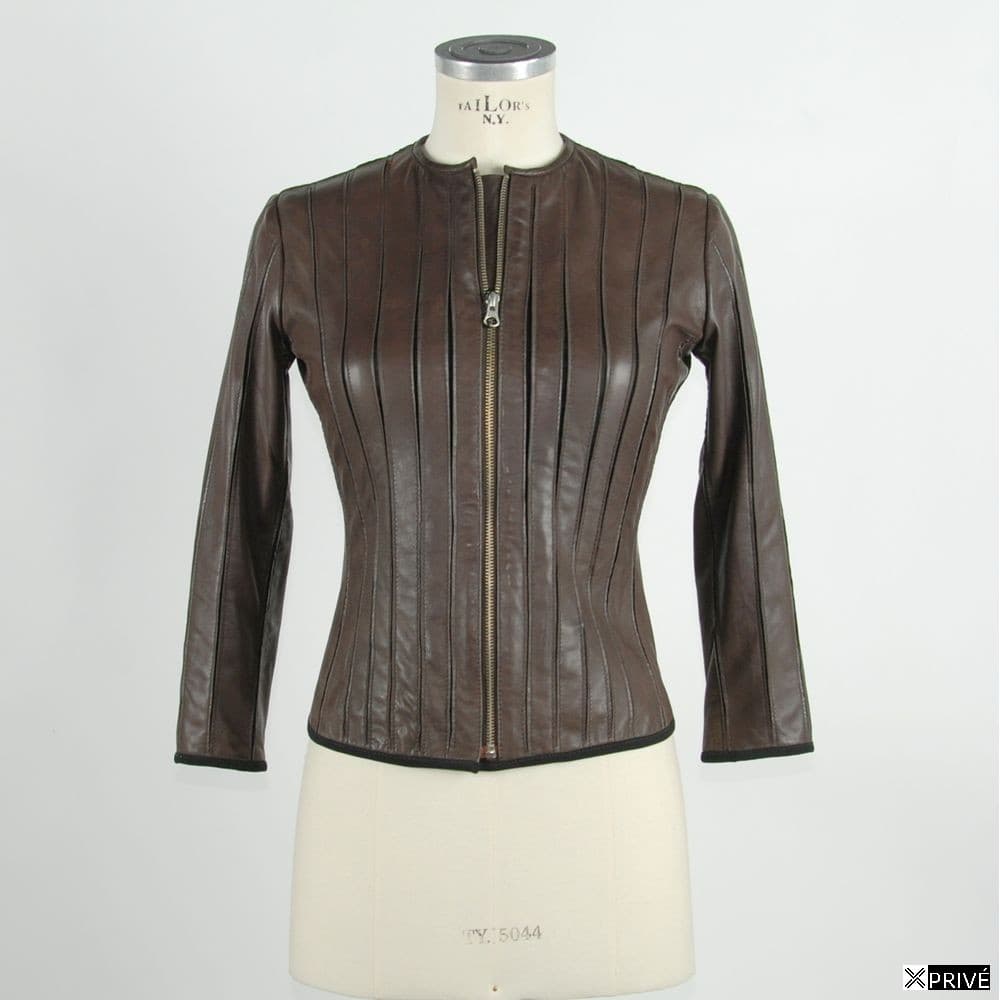 Veste brune en Cuir — 1