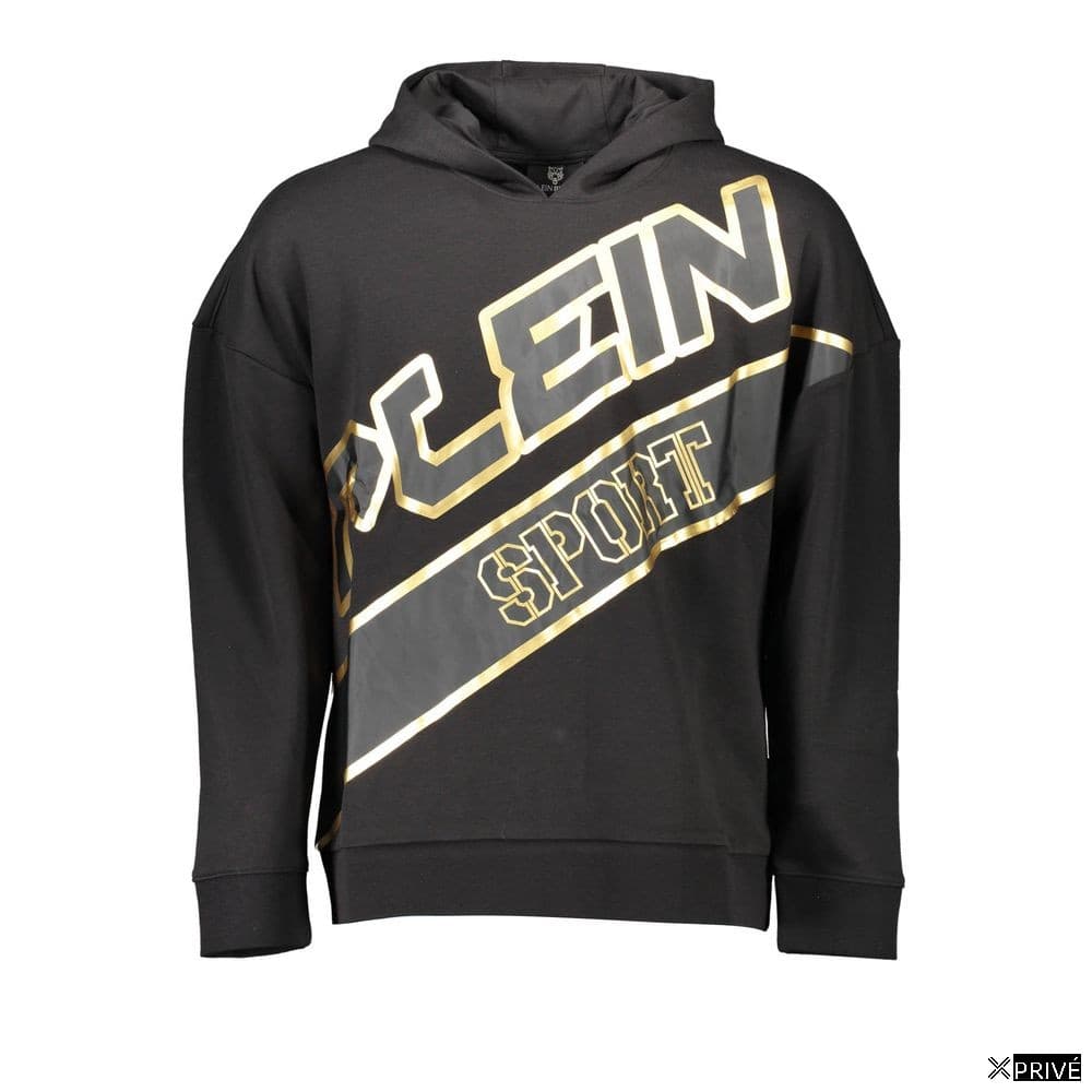 Black Cotton Sweatshirt — 1