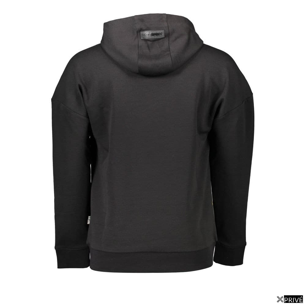 Black Cotton Sweatshirt — 2