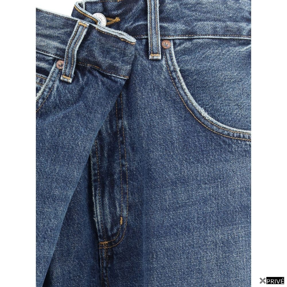 Jeans bleu en Coton — 3