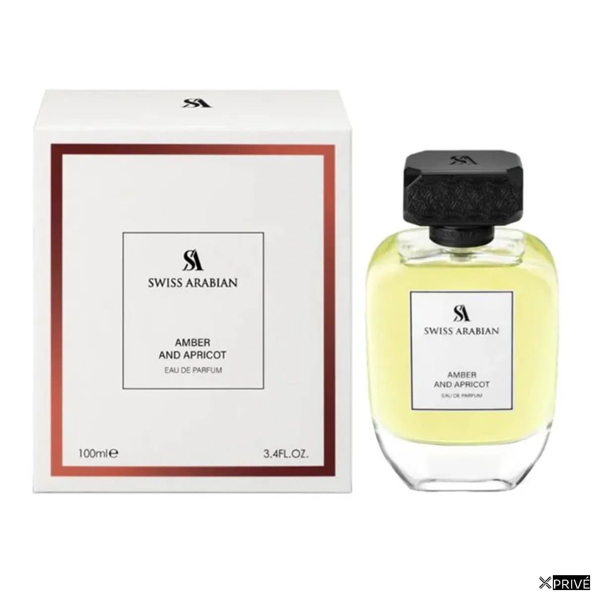 Swiss Arabian Amber and Apricot Eau De Parfum 100ml Spray — 1