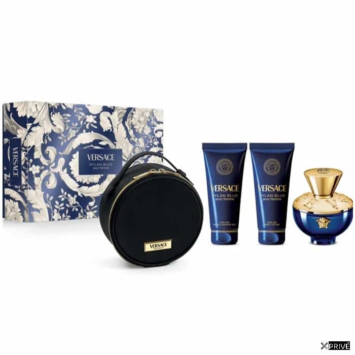 Versace Dylan Blue Pour Femme Eay De Parfum Vaporisateur 100ml Coffret 3 Produits — 1