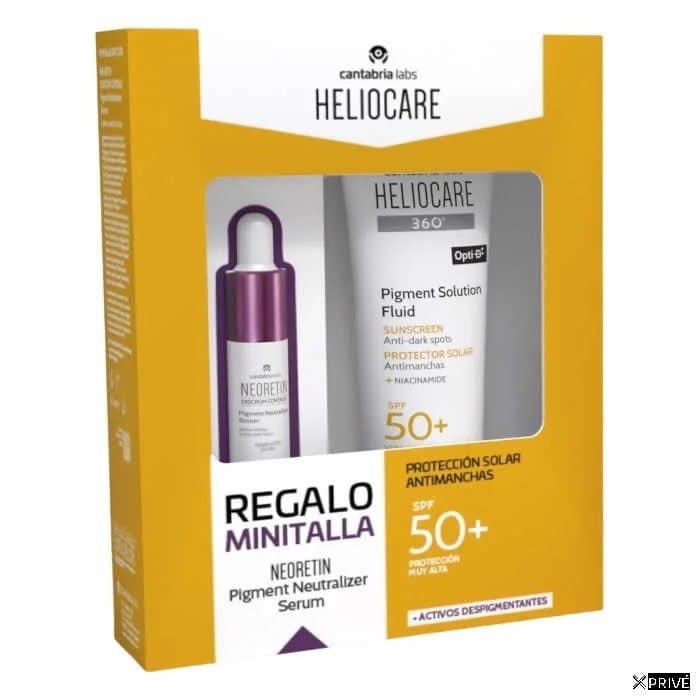 Heliocare 360 Opti D Pigment Solution Fluid Spf50+ 50ml Coffret 2 Produits