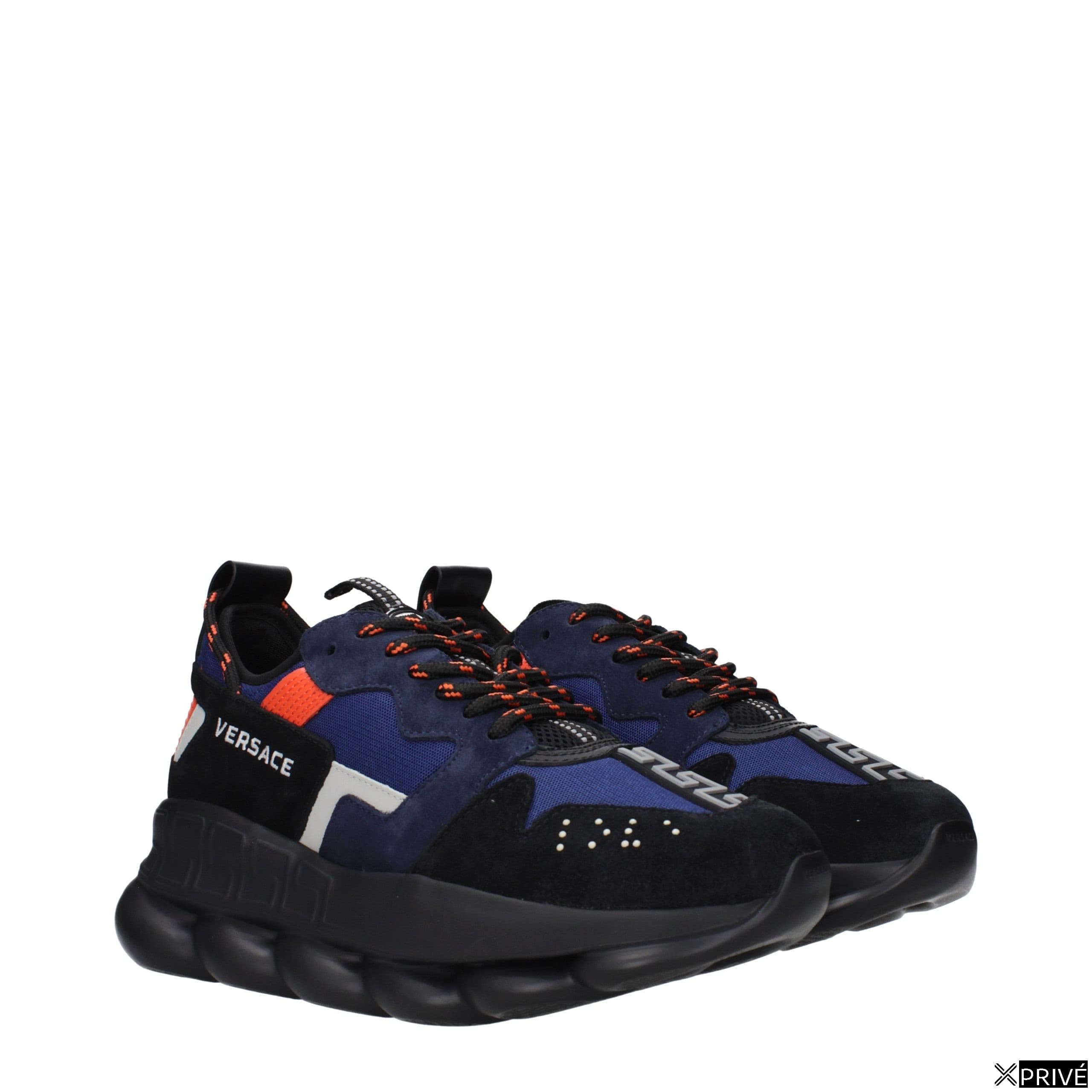 Chaussures de sport bleues en Tissu — 2