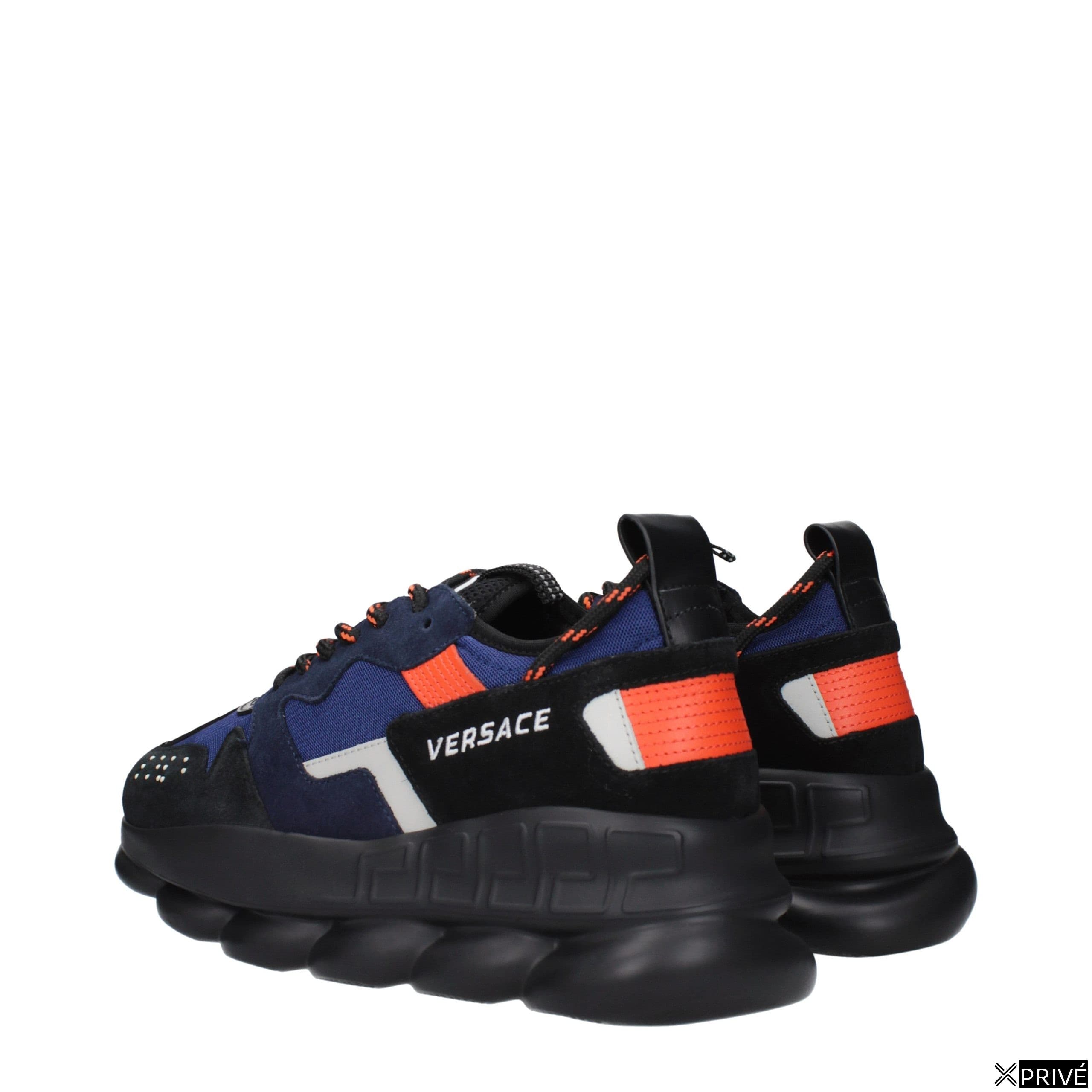 Chaussures de sport bleues en Tissu — 4