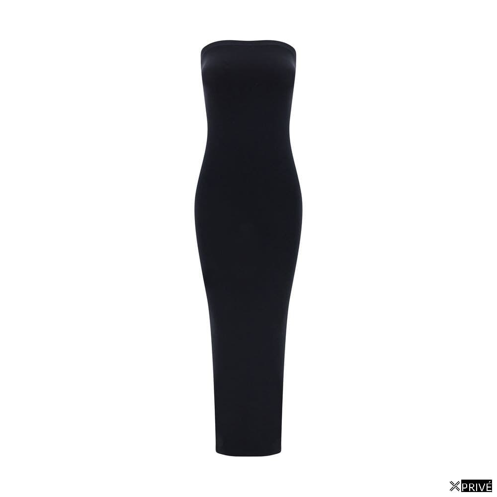 Robe noire en Coton — 1