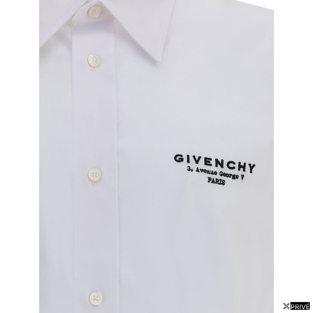 White Cotton Dress Shirt — 3