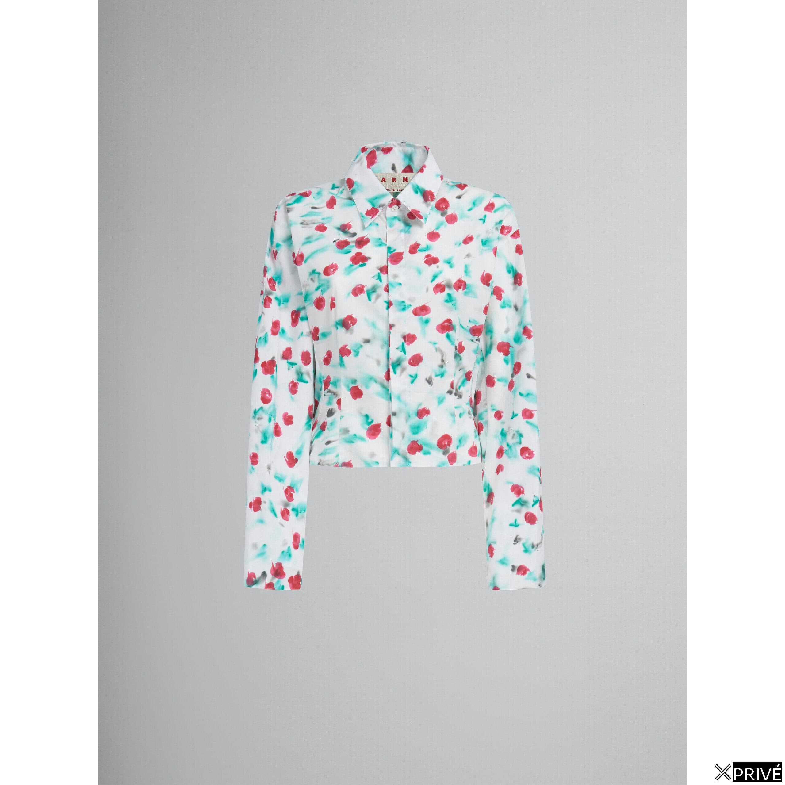 White Fibres Pattern Shirt — 1