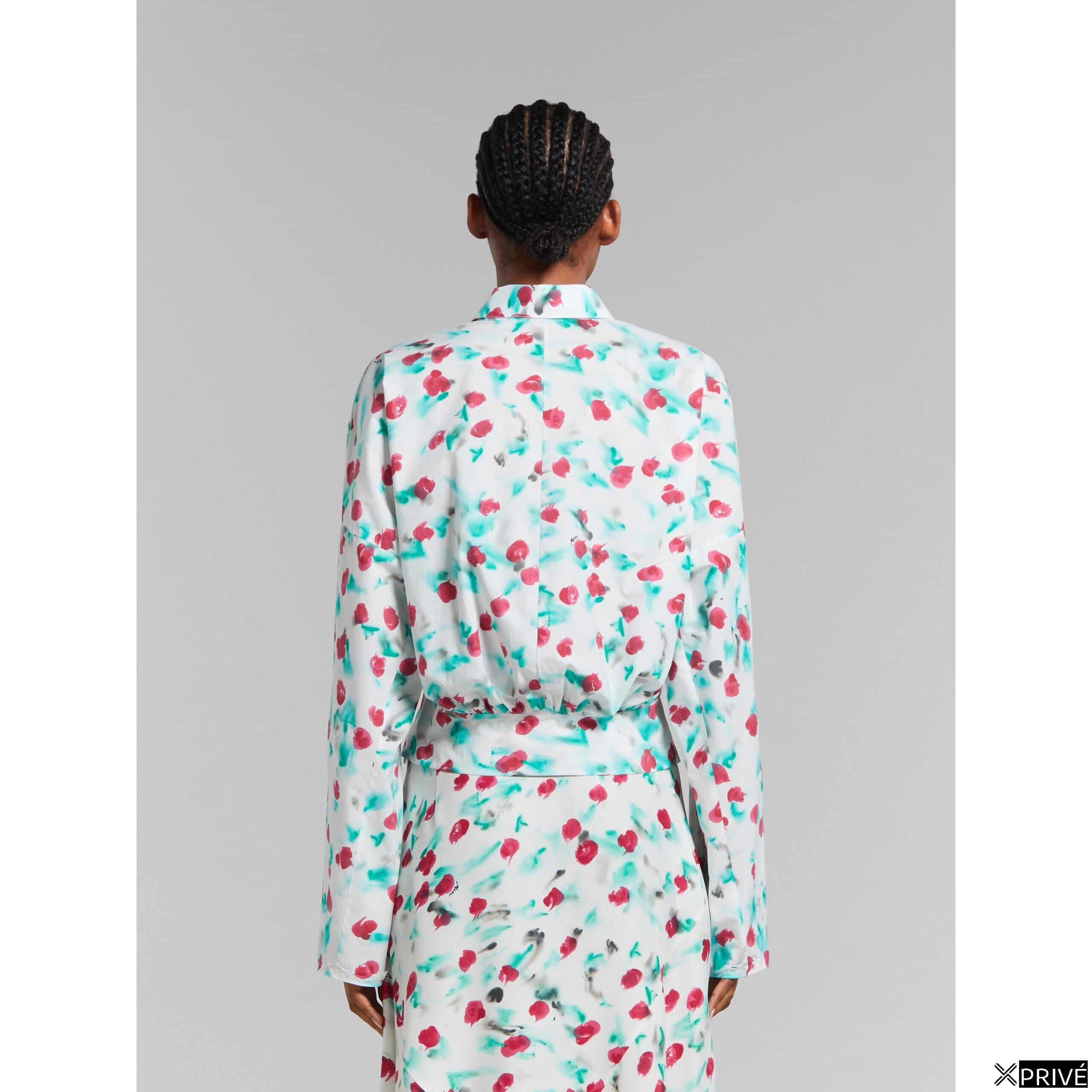 White Fibres Pattern Shirt — 3
