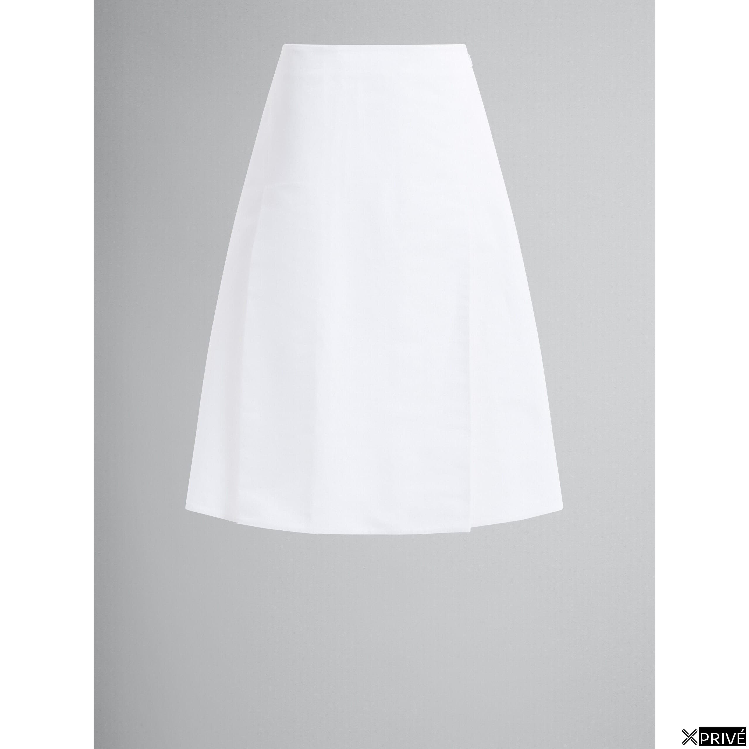 White Fibres Long Skirt — 1