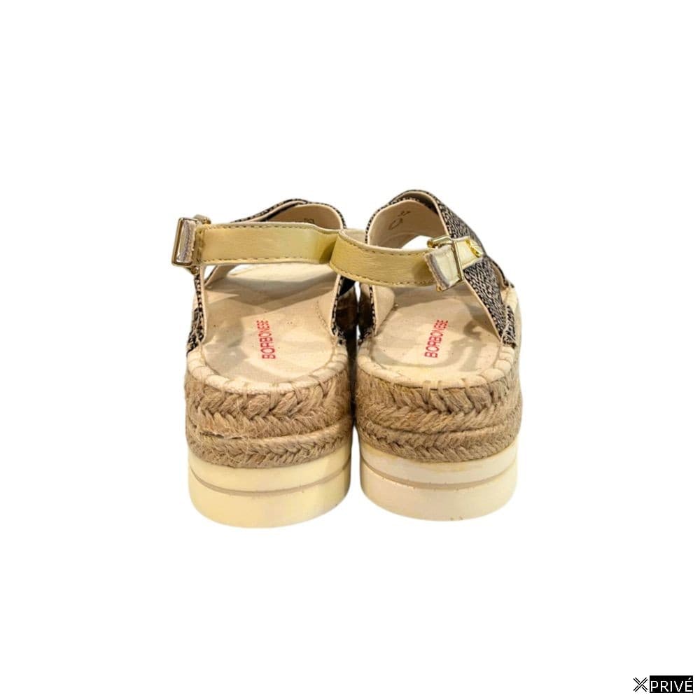Sandales beiges en Tissu — 5