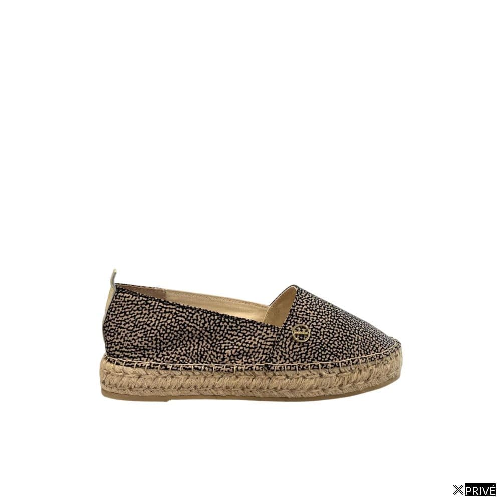 Sandales beiges en Tissu — 1