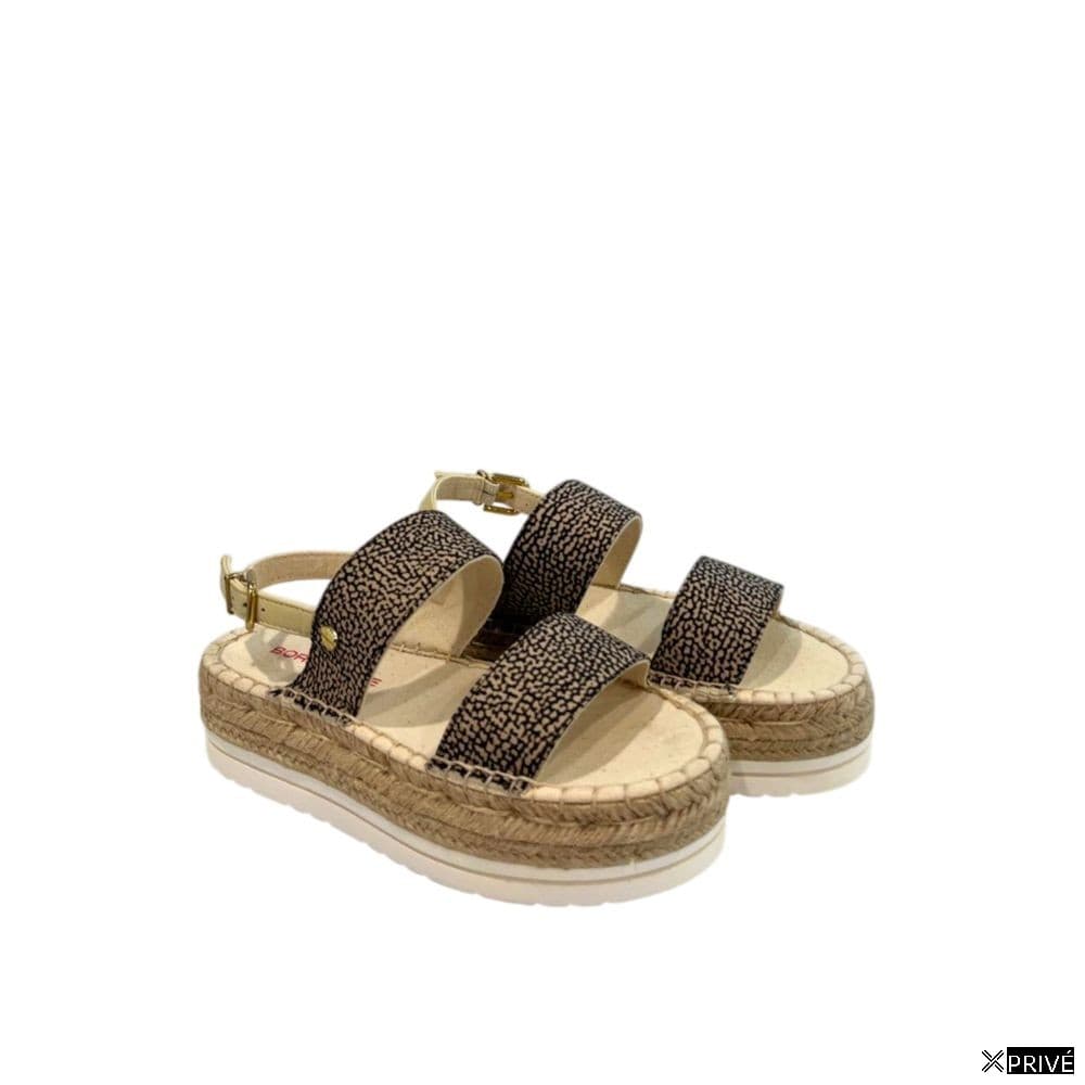 Sandales beiges en Tissu — 3