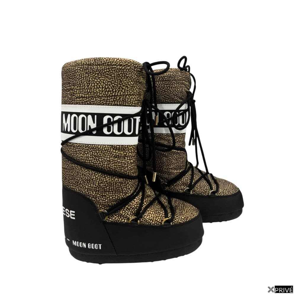 Bottes beiges en Tissu — 3