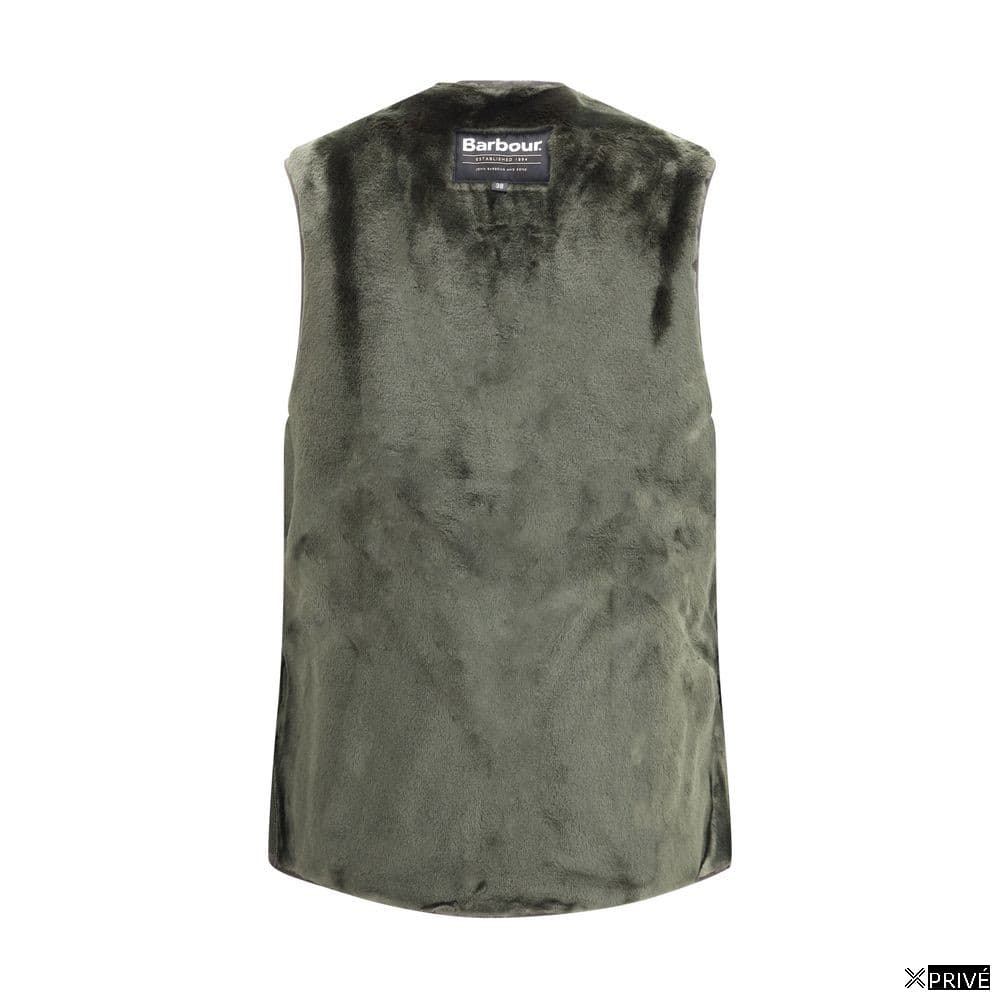 Bicolor Marabou Sleveless Jacket — 2