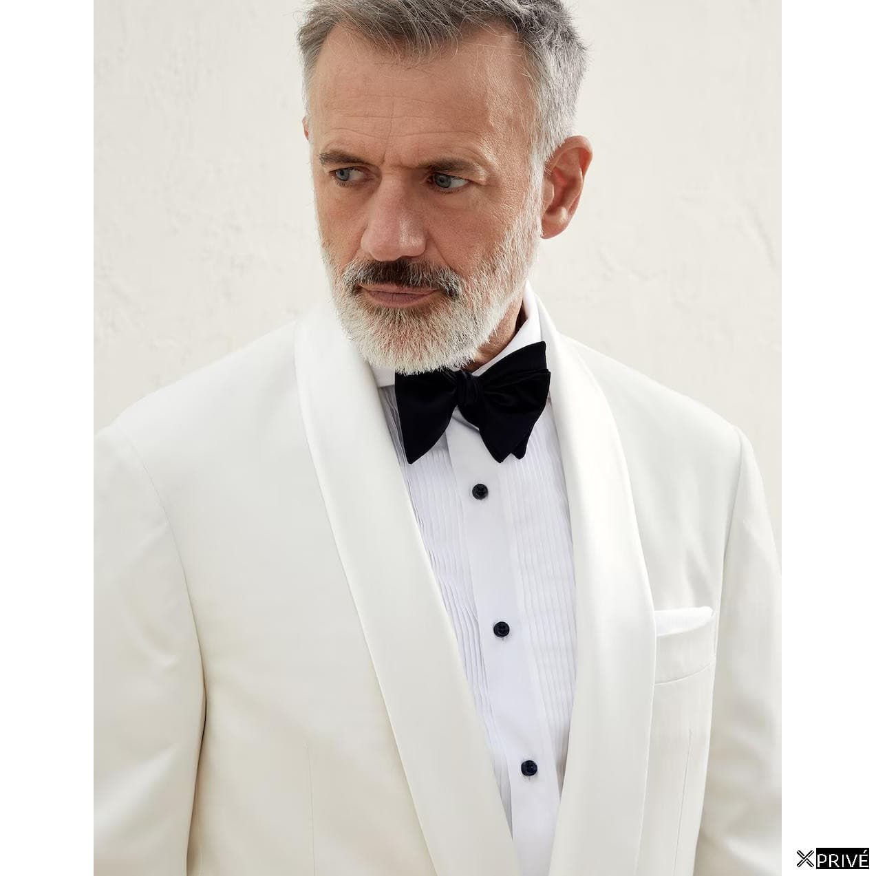 Bicolor Silk Blazer — 2