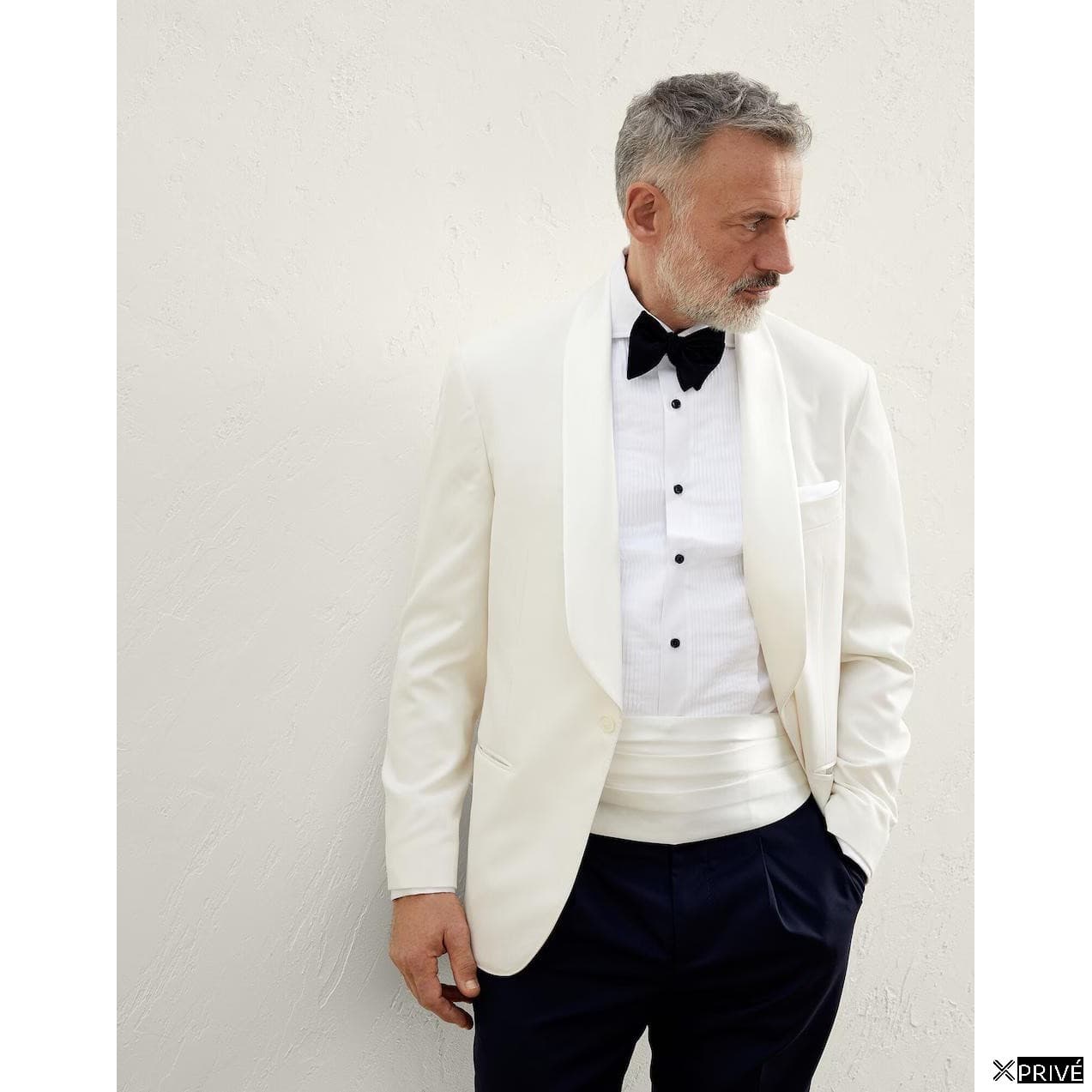Bicolor Silk Blazer — 5