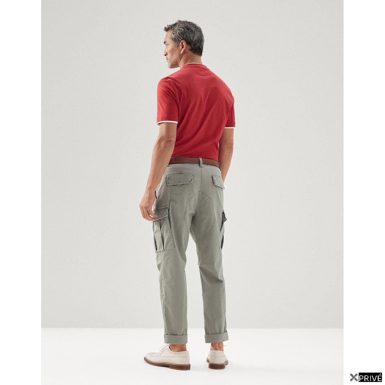 Green Cotton Cargo Pants — 4