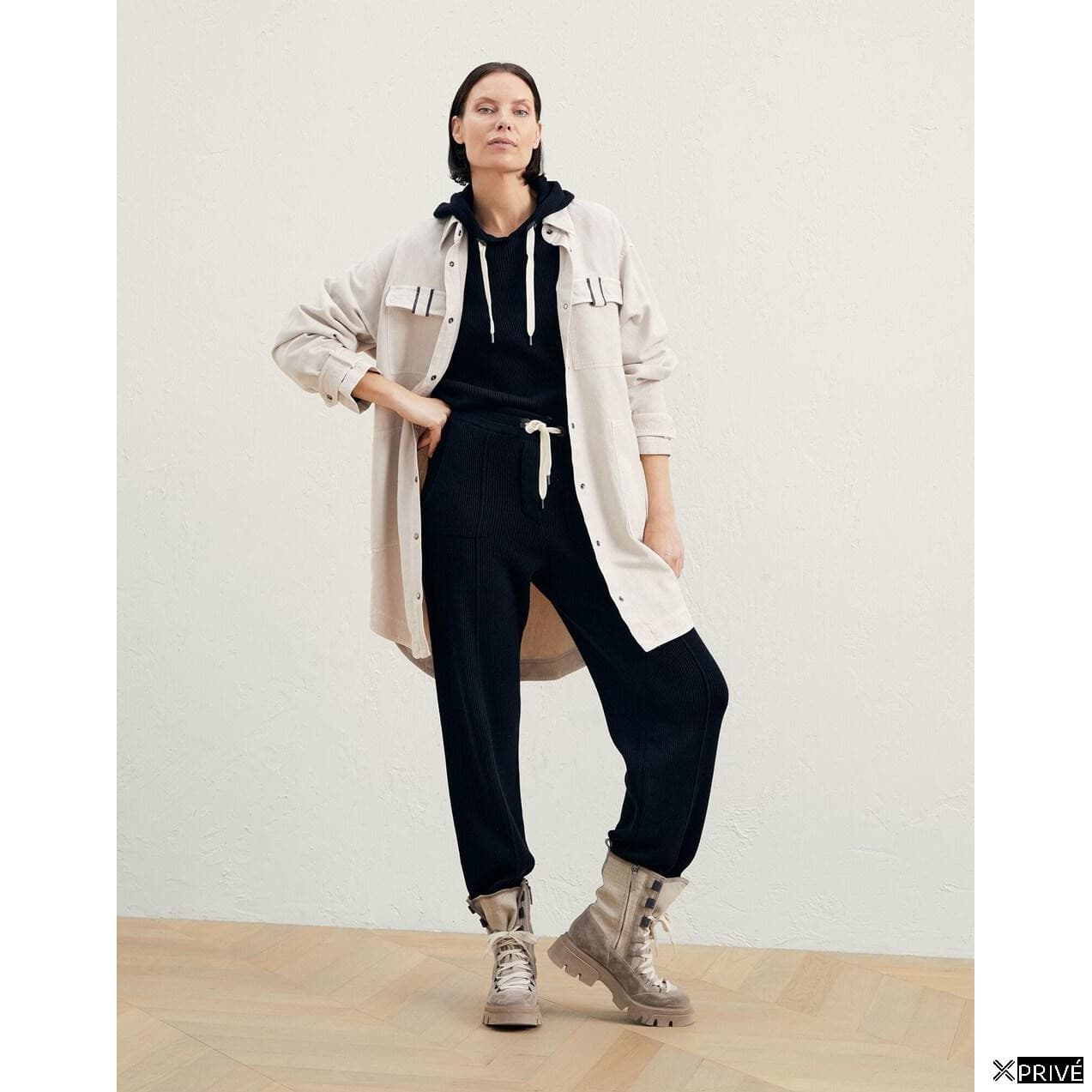 Beige Cotton Denim Jacket — 3